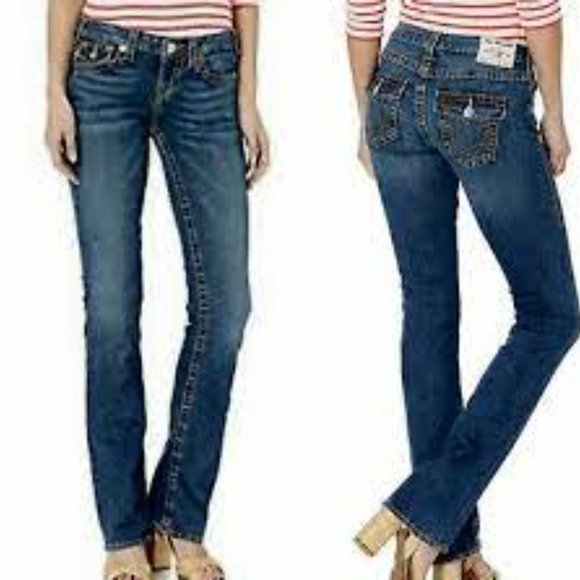 True Religion Billy Big T Straight Leg Jeans - Picture 1 of 13